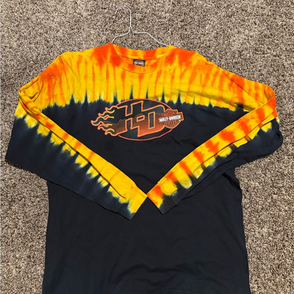 Harley-Davidson Tie-Dye Long Sleeve Shirt